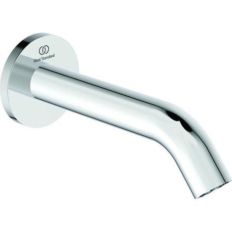 Caño de pared JOY saliente 160mm cromado con roseta redonda IDEAL STANDARD