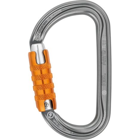Mosquetón PETZL Am'D - Ligero asimétrico - Cierre de triple acción - M34A TL (1/5)