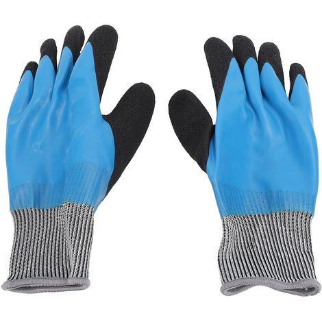 Gants isolants pour électricien, haute tension 380 V à 1000 V, en caoutchouc résistant aux hautes tensions, ignifugés et fins, pour une utilisation professionnelle. (1/5)