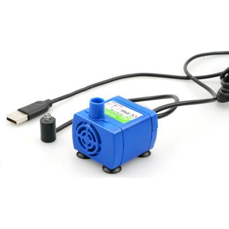 Katzenbrunnenpumpe, Katzenbrunnenpumpe mit LED-Licht und 138 cm Kabel für 2 l Katzenbrunnen
