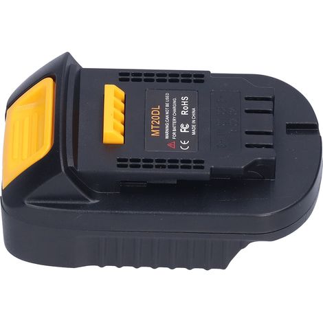 Adaptateur de batterie, station d'accueil, connecteur d'alimentation, boîtier ABS, outil de conversion de batteries MT20DL (1/5)