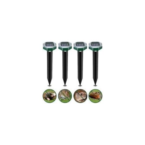 Solarbetriebenes Ultraschall-Maulwurfsabwehrgerät, 4er-Pack, Anti-Maulwurf, solarbetriebenes Vibrations- und Ultraschall-Maulwurfsabwehrgerät, IP65 wasserdicht, solarbetriebene Maulwurfsabwehrgeräte (1/5)