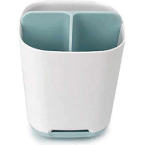 Soporte para cepillos de dientes, Organizador de cepillos de dientes, Organizador de baño, Blanco, 13,29,49,4 cm, Plástico, De pie (1/5)