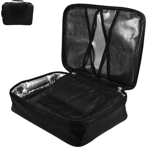 document storage box with lock and handle Multi layered