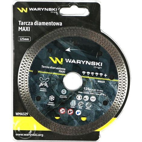 Disque diamant MAXI 125 x 22,23 mm Waryński (1/3)