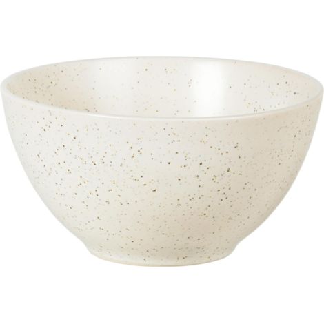 Bol en faïence moucheté Crème 17 cm x 17 cm x 8 cm (1/5)