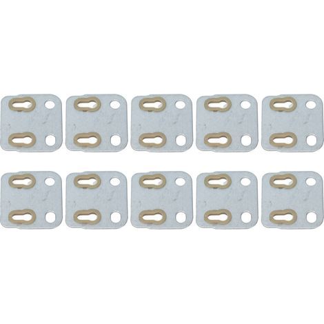 Plaque de guidage de tige de poussée de Valve, plaques de guidage en plastique en fer pour moteur Diesel 154F 10 pièces (1/5)