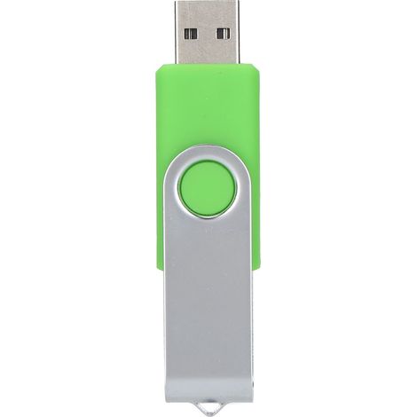 Clé USB Rotative 4GB Vert Bonbon Portable pour PC et Tablette (1/5)