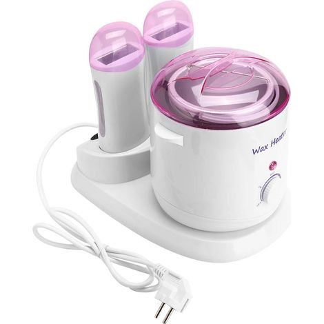 Chauffe Cire Epilation, 180W Salon Chauffe Cire Epilation 800 ML Machine à cirer réglable pour Le Corps(European Standard 220V) (1/5)