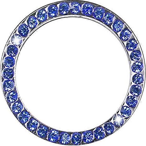 Anillo decorativo para botón de arranque de un solo botón para coche nuevo con anillo de interruptor de arranque/parada circular con diamantes de imitación. Accesorios para el interior del coche. (1/5)