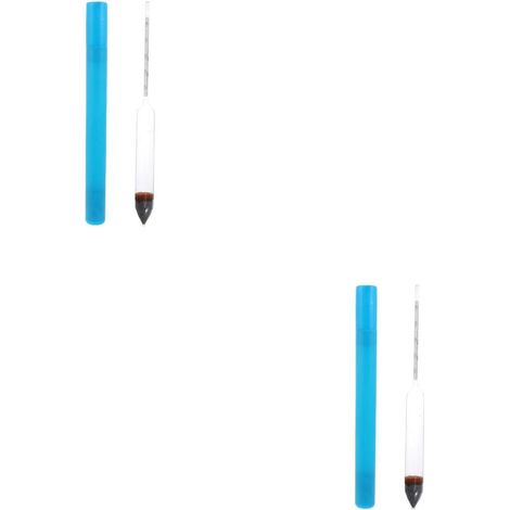 2 Ensembles Testeur D'eau Salée Densimetre Hydrometre Claquette Piscine Hydromètres Numérique Mer Hydromètre D'eau Salée Instrument De Mesure De L'eau Salée Un Verre 2 Pièces  2 (1/5)