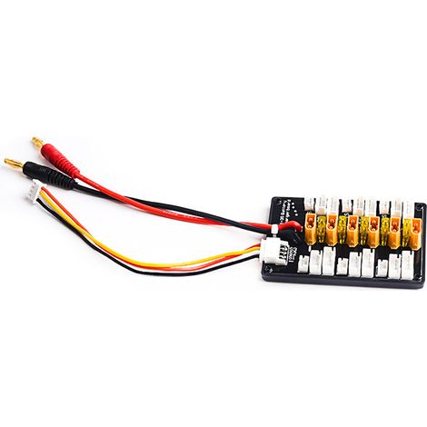 Chargeur parallèle XT30 pour batteries LiPo 1S 2S 3S, compatible connecteurs XT30 et JST, pack de charge multi-cellules pour modélisme. (1/5)
