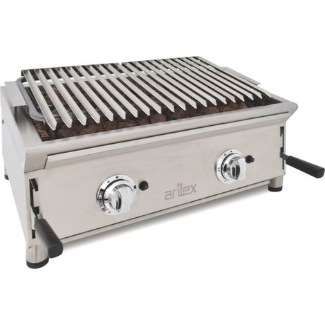 Barbecue à Gaz avec Pierre Volcanique et Grille Inoxydable Série 600 - Arilex