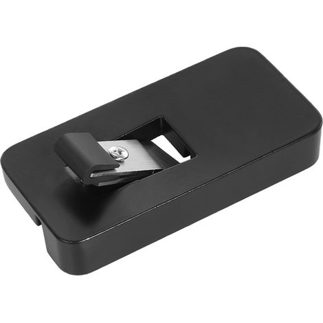 Affleureuse manuelle en acier et alliage d'aluminium 12 x 6 x 2 cm, outil dressage bois mini machine menuiserie pour menuisier 1 pièce (1/4)