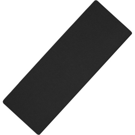 Badematte, graue Badematte 44 x 120 cm, saugfähige Mikrofasermatte, rutschfest, maschinenwaschbar (1/5)