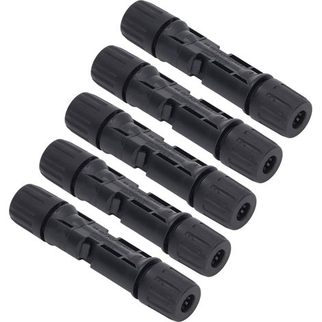 5 jeux de connecteurs pour panneaux solaires (mâle et femelle), étanches IP67, fiches pour câbles photovoltaïques, haute tension 1000 V, 30 A