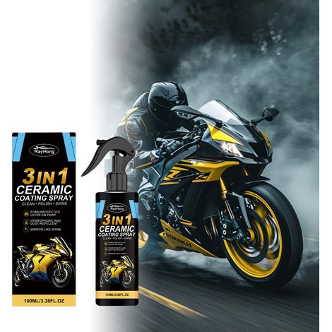 Ceramic coating spray for car paint cleaning, suitable for daily simple paint maintenance of cars and motorcycles -- 100ml (1/5)