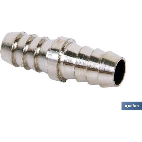 Robinet double en laiton avec raccord T-8 pour usage électrique standard.