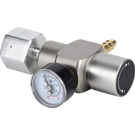 Mini manomètre de régulateur de gaz CO2 2 en 1, adaptateur de raccord de contrôle de pression 3/8in à TR21.4 pour (1/5)