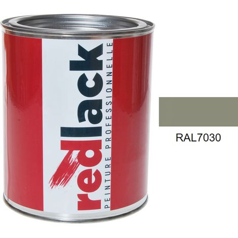 Barattolo da 1L di vernice – RAL 7030 – Grigio pietra – satinato – multisupporto – Redlack