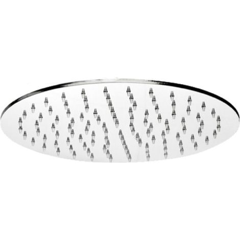 Soffione anticalcare tondo "Smart" in acciaio inox con ugelli in silicone -20 cm (1/5)