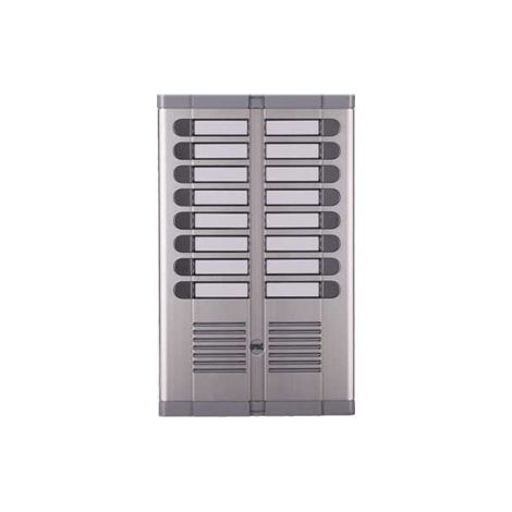 Frontale 16 pulsanti su due file con scatola per posto esterno 925/216