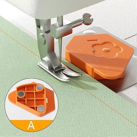 Magnetische Nähführung für Nähmaschinen, universelle Kantenpositionierungsschablone (1/5)