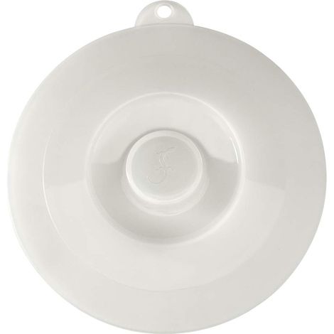 Lurch 220604 Coperchio Universale per pentole, padelle e Ciotole, Silicone, Trasparente, 21 x 21 x 1,5 cm (1/5)