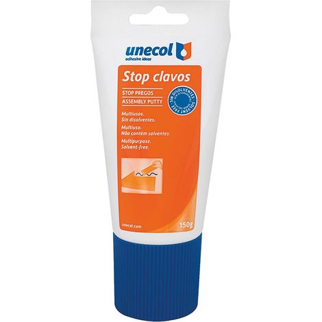 STOP NAILS stucco multiuso, tubetto da 150 g, bianco, facile da applicare, asciugatura rapida, resistente all'umidità
