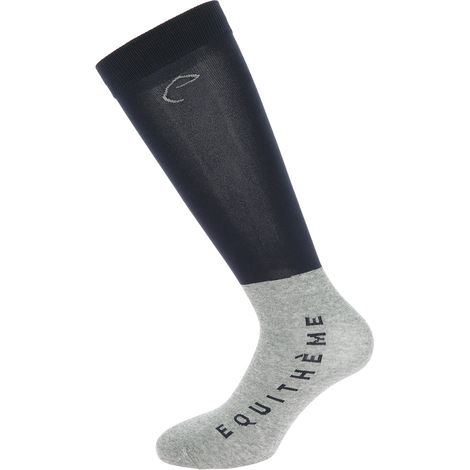Chaussette 'Compet' marine/gris - 31-35 (1/2)