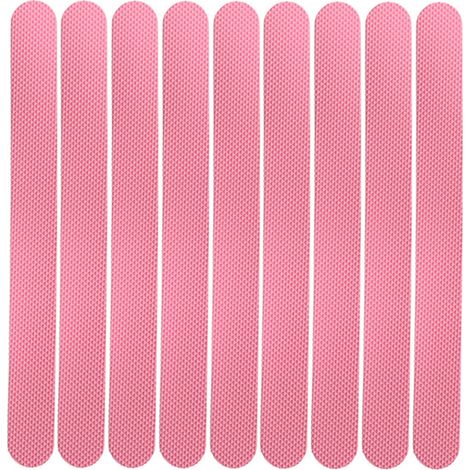 24 bandes antidérapantes, autocollants de sécurité pour baignoire et douche, adhésifs non résiduels, pour surfaces lisses (1/5)