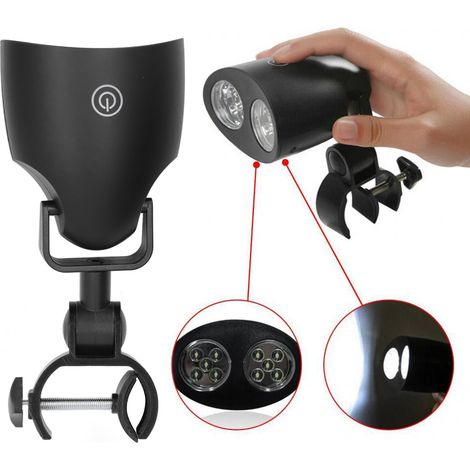Lampe de barbecue avec 10 LED, lampe de secours pour barbecue à gaz, à charbon et électrique. (1/5)