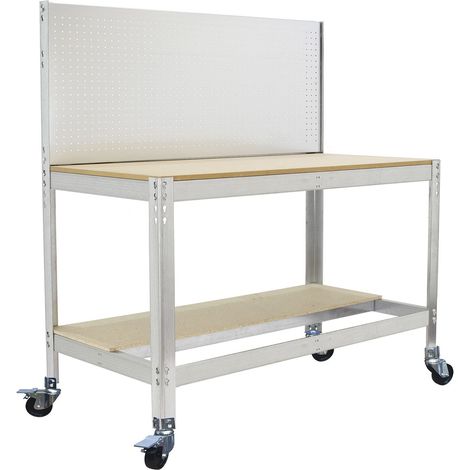 Simonrack Profi Werkbank Galvanisiert Holz Robuste 120 kg