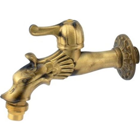 Grifo Decorativo Dragon Cierre Esfera Latón Mate 1/2''  3/4''