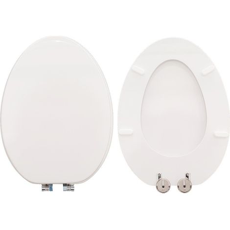 Copriwater Ultra Pozzi Ginori legno rivestito in resina poliestere bianco (1/4)