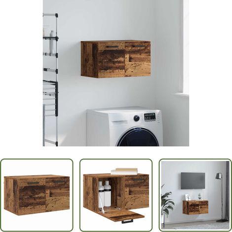 vidaXL Altholzschrank - Wandschrank Altholz 60 x 36,5 x 35 cm Holzwerkstoff (1/5)
