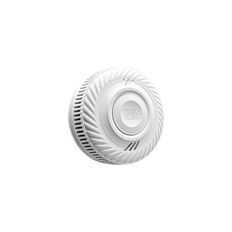 1 Kit de détecteur de fumée intelligent, détecteur de fumée Wi Fi avec capteur photoélectrique, autonomie de 10 ans (1/4)