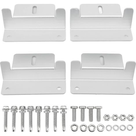 Kit de Support Z de Montage de Panneau Solaire de 4 Pièces Hors de L'ensemble D'installation de Toit de Gird pour le Toit Plat de Yacht de RV (1/5)