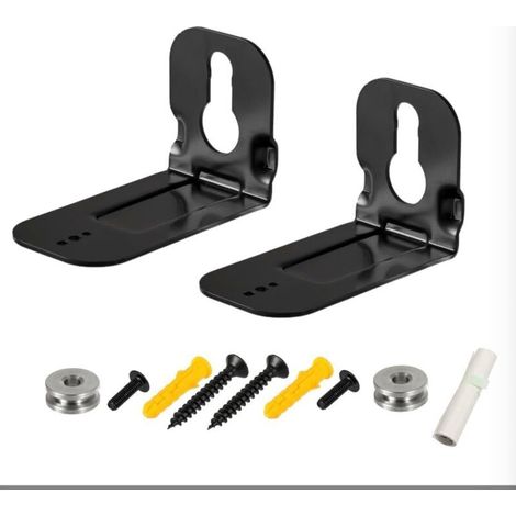Kompatibel mit den Wandhalterungen Hw-N950, Hw-S40T, Hw-S41T, Hw-S60T und Hw-T400. Metall-Halterung für Hw-S60T-Racks (schwarz). 1 Stück.