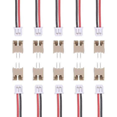 10 Pieces MX Male Plug 1.25mm 2 Pin Single Head (1/5)