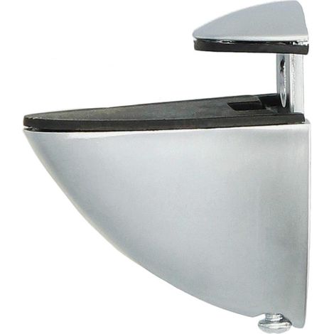 soporte pelicano regulable para estante 1 / 20 mm. cromo mate (1 pieza)