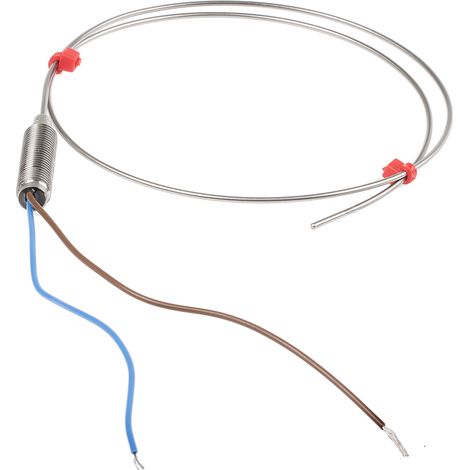 Thermocouple type K Ø 1.5mm, L 500mm, +800°C max à Câble ( Prix pour 1 )
