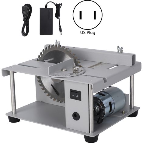 [JAMAIS UTILISÉ]Scie circulaire de table miniature, mini, portable, multifonctionnelle et durable, pour la maison, prise secteur 110-240 V. (1/5)