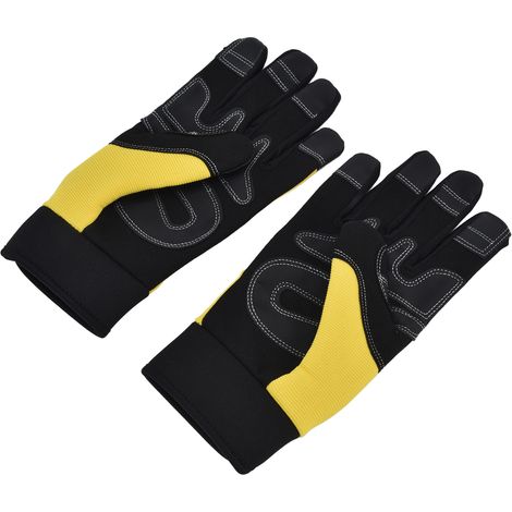 Gants de jardinage avec visière, universels pour les travaux de jardinage et d'aménagement paysager, par exemple pour la plantation. (1/5)