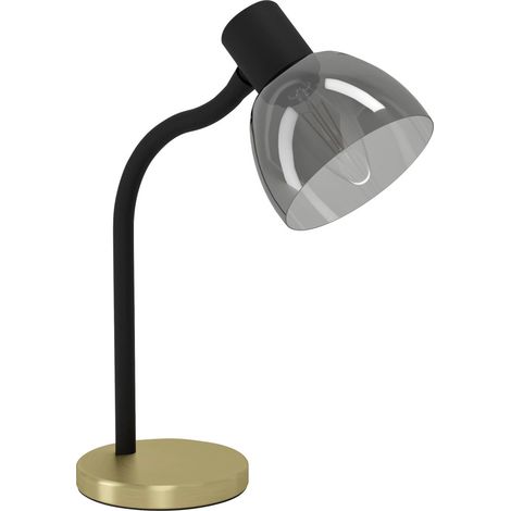 Eglo Tischlampe Macere 34 x 22 cm schwarz messing (1/2)