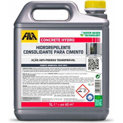 Concrete Hydro: Hidrorrepelente Consolidante para Cemento / 5 L / Hidrófugo