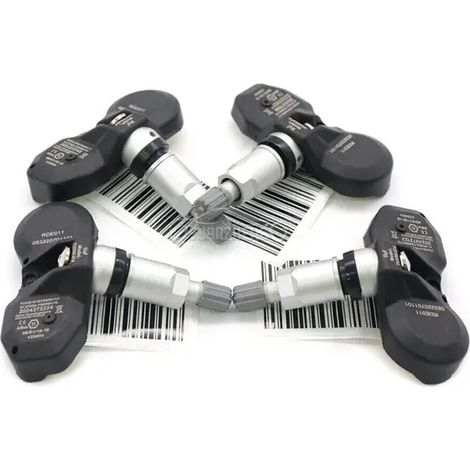 (4 pièces) Capteurs de pression des pneus pour véhicules (réf. 36236798726) compatibles avec BMW Série 3, 5, 6 et 7 (E90, E60), X5 (E70), X6 (E71), Z4 (E86) et Rolls-Royce Alpina. (1/5)