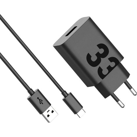 Motorola USB Ladegerät 33 W 1x USB-A USB PD, QC 3.0 Schwarz
