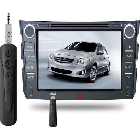 Émetteur-récepteur Bluetooth, adaptateur audio AUX 3,5 mm pour TV, voiture, PC et haut-parleurs (1/5)