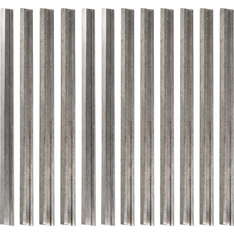 12 Pack 82mm Tungsten Carbide Reversible Electric Planer Blades Designed for Long Life (1/5)